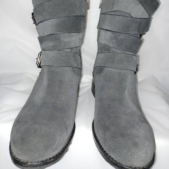 Vince Camuto Shoes - VINCE CAMUTO WEBEY MOTO BOOTIE BOOTS
